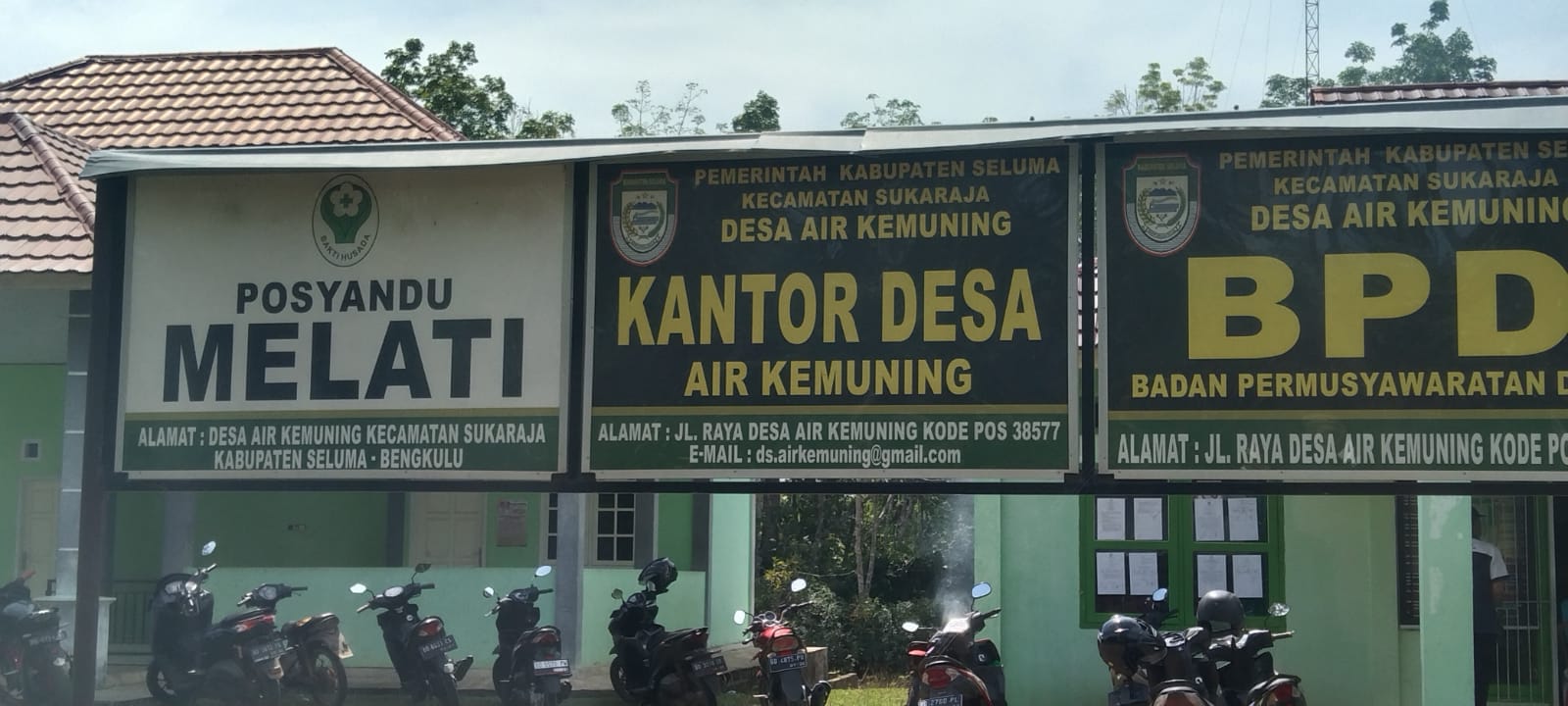 Kepala desa Air Kemuning Edi Riansyah 