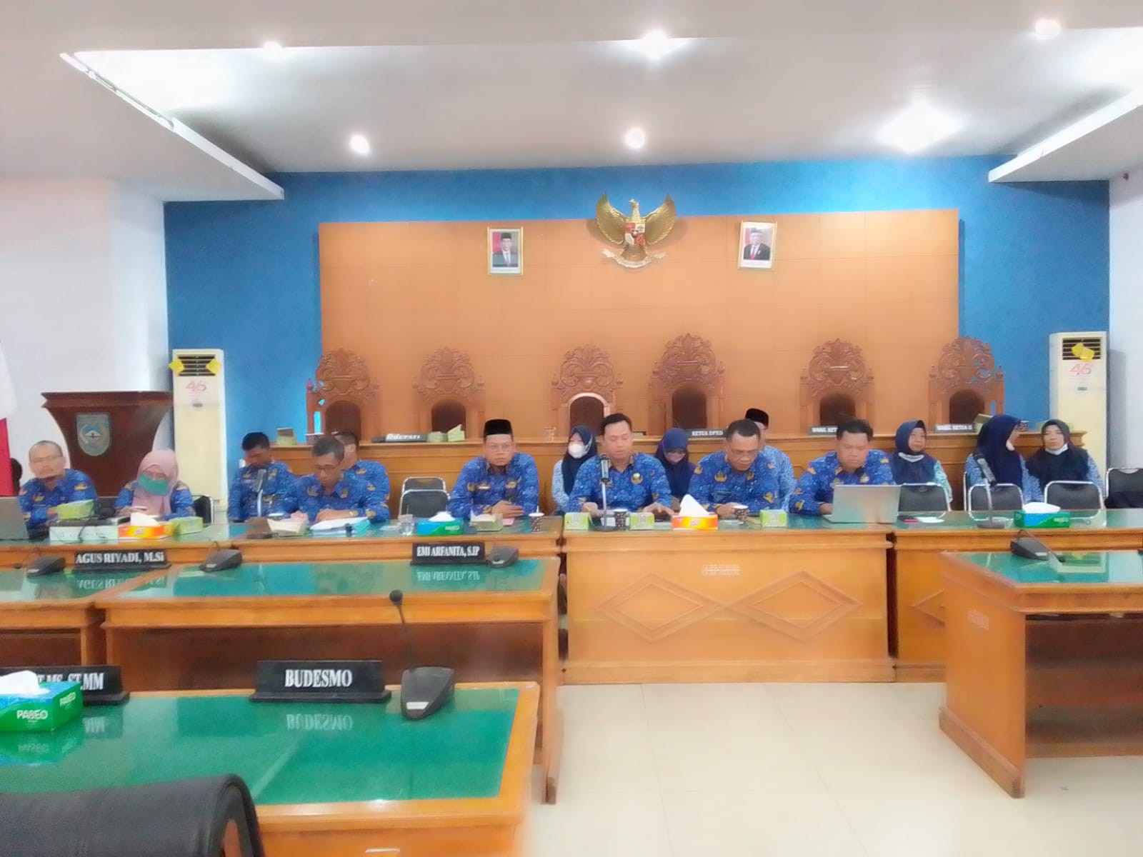 DPRD Dan TAPD BU Melanjutkan Pembahasan APBD-P 2022 Evaluasi Gubernur