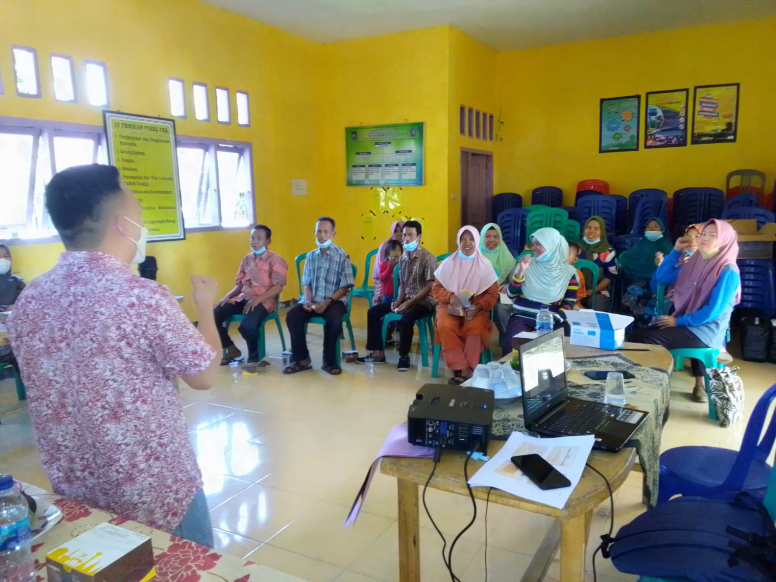 Pemerintahan Desa Talang Denau BU,Sosialisai Pencegahan Penukaran Covid - 19