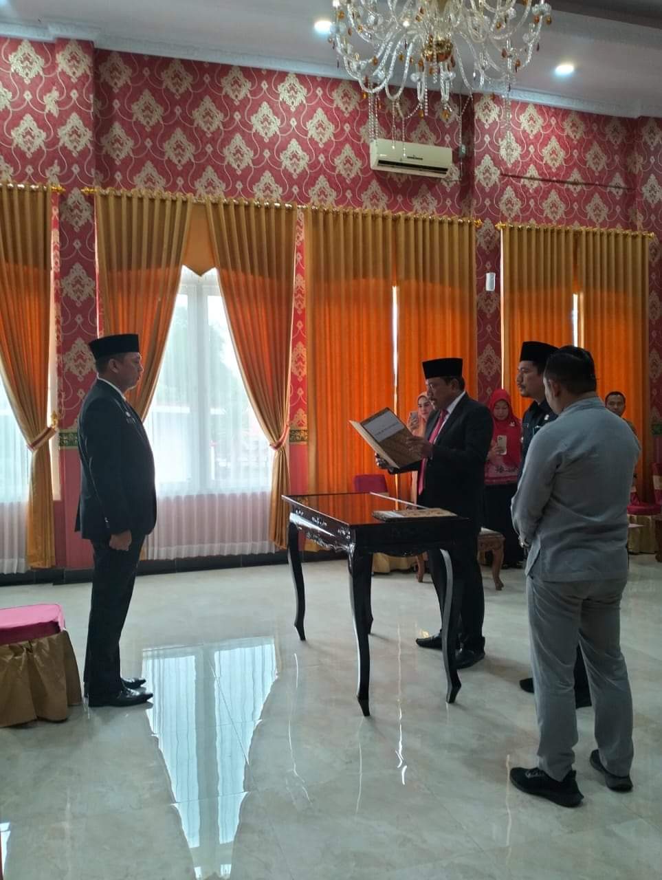 pembacaan Sumpah janji Sekda Definitif