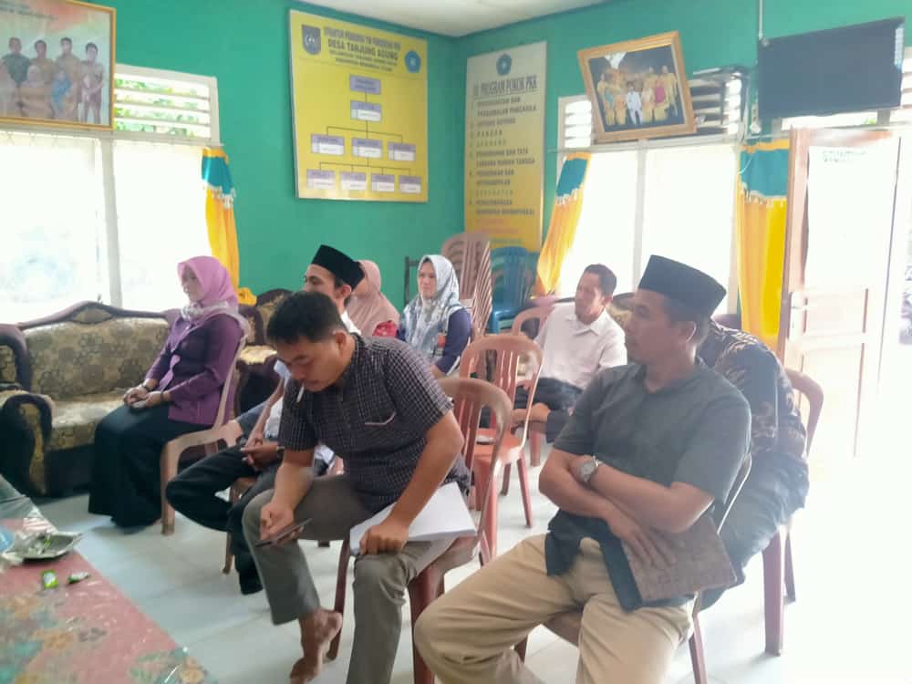 Penetapan Dan Pengundian Nomor Urut Calon kades Desa Tanjung Agung Palik