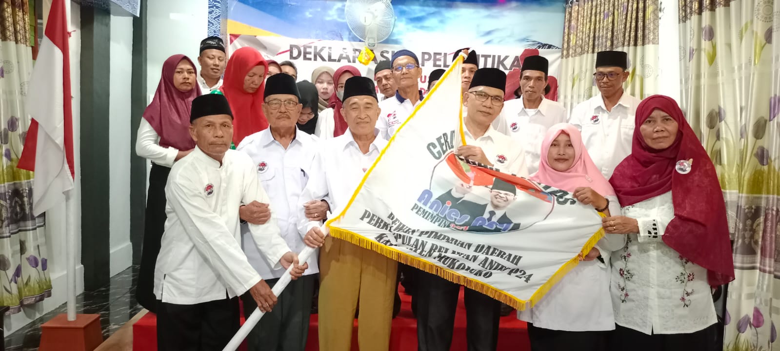Relawan ANIES P24 Provinsi Bengkulu Gelar Deklarasi Pengurus DPD Kabupaten Mukomuko