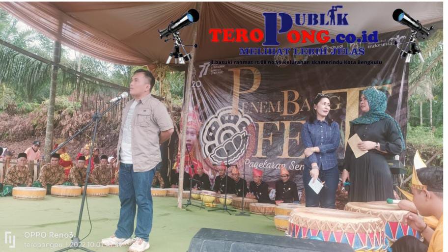 Wakil Gubernur Bengkulu Rosjonsyah Resmi Buka Festival FANEMBANG FEST 2022 Kabupaten Bengkulu Tengah