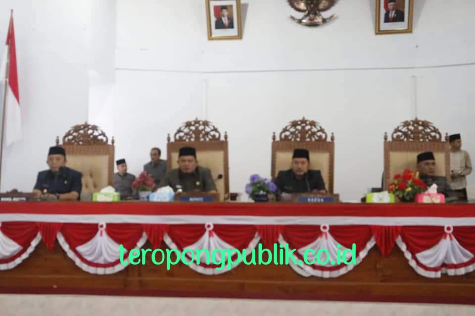 Bupati Seluma Tahun Anggaran 2022, Selasa (28/3/2023) di Gedung Paripurna DPRD Seluma.