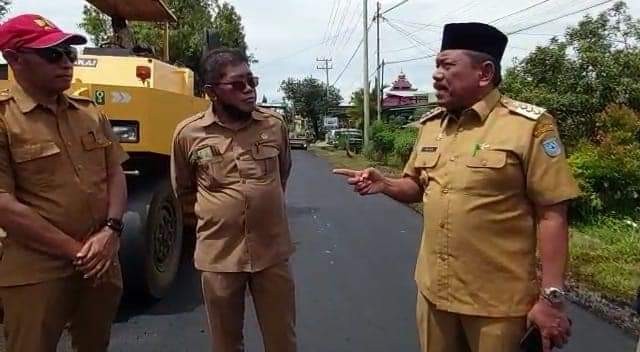 Ketua dan Anggota DPRD Bengkulu Utar,Apresiasi Kinerja Bupati Mian Terhadap Perbaikan Infrastruktur Jalan Jalur Dua