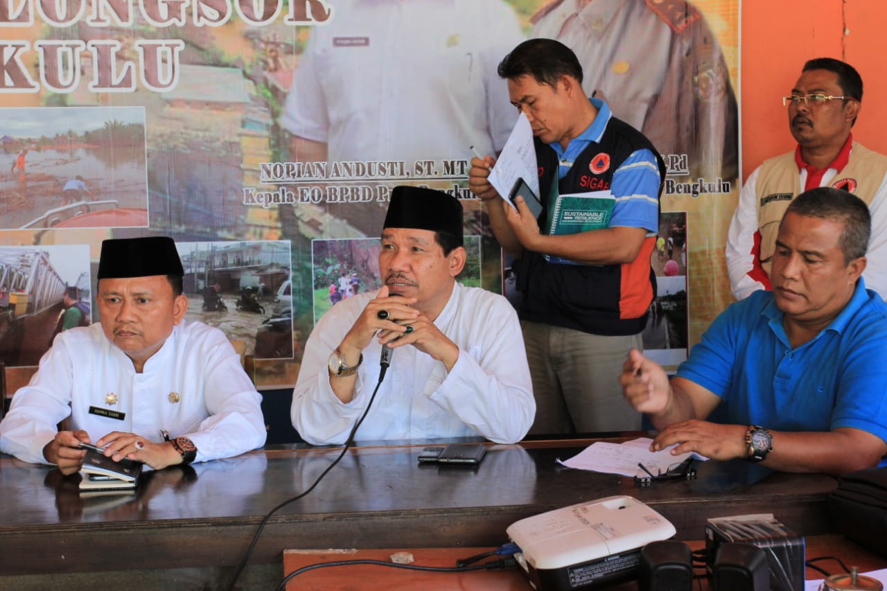 Pemprov Bengkulu Turunkan Status Tanggap Darurat Bencana ke Masa Transisi