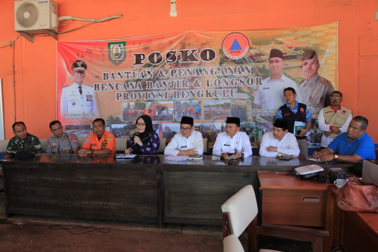 Pemprov Bengkulu Turunkan Status Tanggap Darurat Bencana ke Masa Transisi