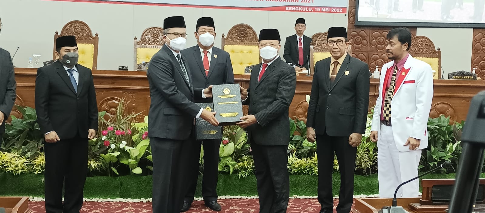 Penyerahan LHP BPK RI, Pemprov Bengkulu Kembali Raih Opini WTP untuk Kelima Kalinya