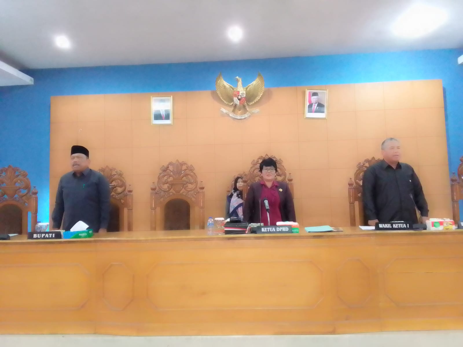 Rapat Paripurna DPRD BU Nota Pengantar R-APBD 2023