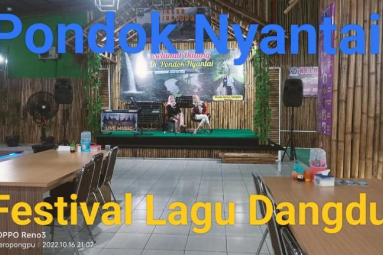 Sambut Hari Pahlawan,Pondok Nyantai Gelar Festival Lagu Dangdut