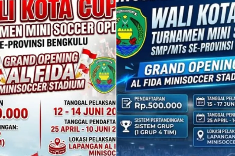 situs slot gacor aman terpercaya Walikota Cup Segera Digelar, Grand Opening Al Fida Minisoccer Stadium Siap Semarakkan Sepak Bola Bengkulu