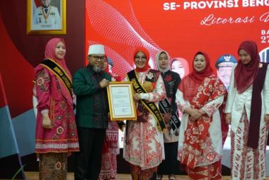 Pemprov Bengkulu Kukuhkan Bunda Literasi Provinsi dan Kabupaten/Kota Periode 2025–2030